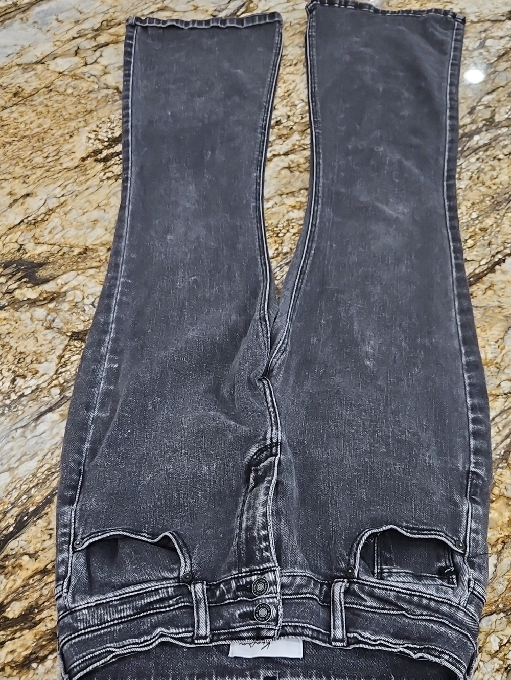 KANCAN Women's Black Washed High-Rise Jeans. Size 11/29 Inseam 32" Rise 11"